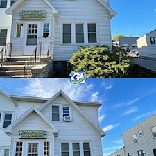 Apartment-Complex-Building-Washing-in-Downtown-Alpena-MI-Transforming-a-Quad-Plex-with-Professional-Exterior-Cleaning 3